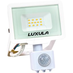 LUXULA LX-400224 - Reflector LED, 10 W, 4000 K, 1000 lm, blanco, IP65, ... , sensor