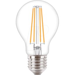 PHILIPS PHI 3800500 - Lámpara LED E27, 7 W, 806 lm, 2700 K, filamento