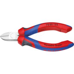 KNIPEX KN 70 05 125 - Alicate de corte diagonal, Vanadin-Super, 125 mm, cromado