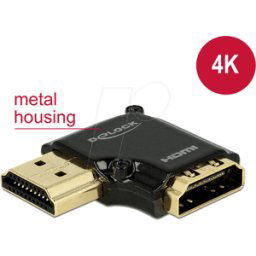 DELOCK 65660 - Adaptador, conector HDMI a a conector HDMI a