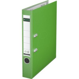 LEITZ 10155050 - Carpeta de calidad PP 180°, a4, 50 mm, verde claro
