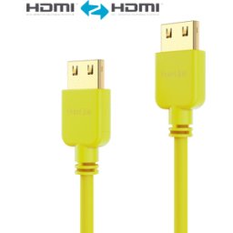 PURELINK PURE PI0504-020 - Cable HDMI - PureInstall - SLIM 2,00m - amarillo