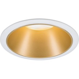 PAULMANN PLM 93396 - Cole Luminaria empotrada, GU10, blanco mate/oro