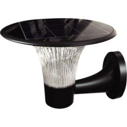 V-TAC VT-23004 - Aplique solar LED, 15 W, 6000 K + 4000 K, negro, IP65