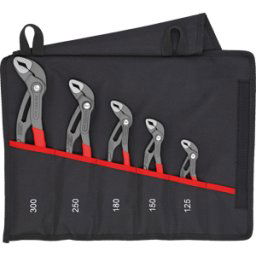KNIPEX KN 00 19 55 S5 - Juego de herramientas, alicates cobra®, 5 piezas