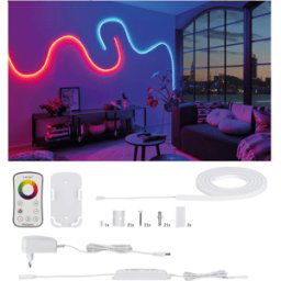 PAULMANN PLM 70965 - Tira de LED MaxLED Flow, 16 W, 600 lm, RGB, 1500 mm, regulable