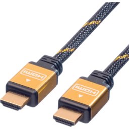 ROLINE GOLD ROLINE 11045501 - Cable HDMI™ de alta velocidad con Ethernet, 1,0 m..