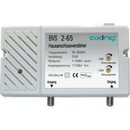 AXING BVS 2-65 - Amplificador de conexión doméstica, amplificador de cable