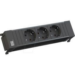 BACHMANN BACH 317.117 - Regleta de enchufes, POWER FRAME, tipo F - CEE 7/3, séxtuple