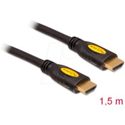 DELOCK 83738 - Cable HDMI A macho > HDMI A macho Ethernet 4K 1,5 m..