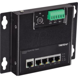 TRENDNET TRN TI-PG50F - Switch, 5 puertos, Gigabit Ethernet, PoE+