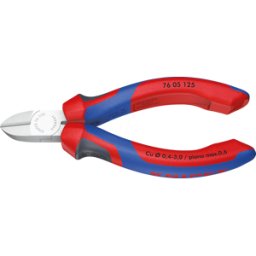 KNIPEX KN 76 05 125 - Alicate de corte diagonal, 125 mm, cromado
