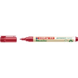 EDDING 25RT - Marcador permanente EcoLine, rojo