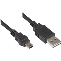 GOOD CONNECTIONS GC 3310-EU01 - Cable USB 2.0, enchufe EASY a a conector Mini B, 1 m