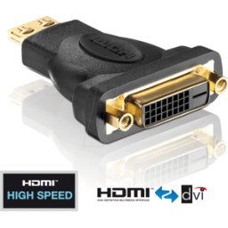 PURELINK PURE PI015 - Adaptador, HDMI A macho a DVI D hembra, serie PureInstall