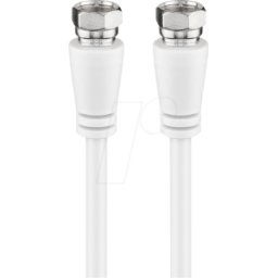 GOOBAY 66623 - Cable de conexión, F, clase a, St., BU., 3 m