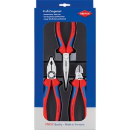 KNIPEX KN 00 20 11 - Juego de herramientas, alicates, paquete de montaje, 3 piezas