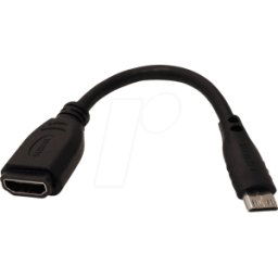 VALUE 12993120 - Adaptador HDMI, toma HDMI a conector HDMI Mini