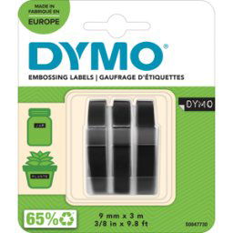 DYMO 0847730 - DYMO cinta de estampación / etiqueta de estampar 9 mm 3 u
