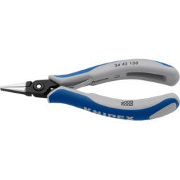 KNIPEX KN 34 42 130 - Pinza para electrónica de precisión, 130 mm, bru&n