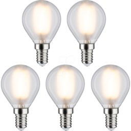PAULMANN PLM 29097 - Lámpara de filamento LED E14, 4,8 W, 470 lm, 2700 K, paqu