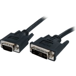 STARTECH.COM ST DVIVGAMM1M - Cable de monitor, DVI 12+5 macho a VGA macho, 1 m..
