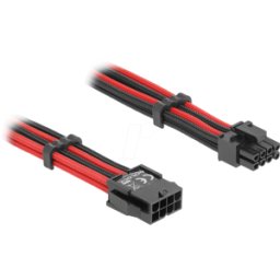DELOCK 80975 - Cable Power clavija de 8 patillas a toma PCIe de 6 + 2 patillas,