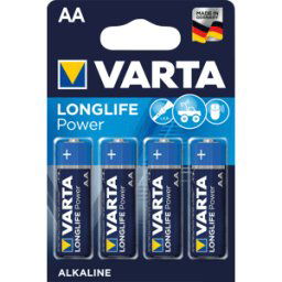 VARTA AL4 MIGNON - Batería alcalina Longlife Power, AA (Mignon), paquete de
