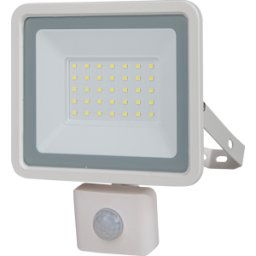 REV RITTER REV 2707616010 - Proyector LED, 30 W, 2550 lm, 6500 K, IP44, Sensor, blanco