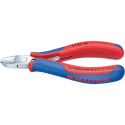 KNIPEX KN 77 02 115 - Alicates de corte lateral para electrónica, 115 mm, pulid