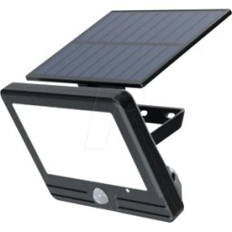 LUXULA SO700125 - Luminaria mural solar, 3 W, 300 lm, 4000 K, sensor, IP54