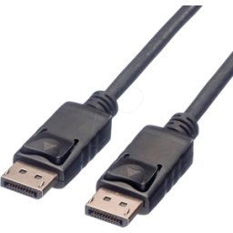 ROLINE 11045761 - DisplayPort 1,2 cable, 4K 60 Hz, LSOH, 1,0 m..
