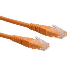 ROLINE 21151517 - Cordón de parche Cat.6, UTP, naranja, 0,3 m..