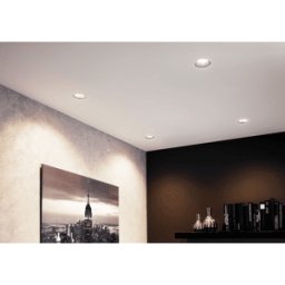 PAULMANN PLM 93402 - Luminaria empotrada led Cole 3 x 6,5 W, 2700 K, negro/blanco mat