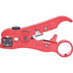 KNIPEX KN 16 60 06 - Herramienta pelacables, 125 mm, para cable coaxial
