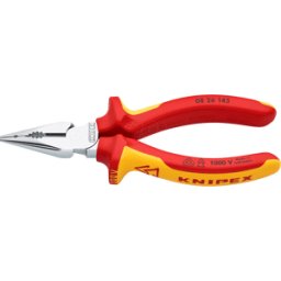 KNIPEX KN 08 26 145 - Alicates universales de punta fina VDE, 145 mm