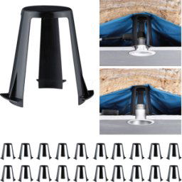 PAULMANN PLM 92402 - Distanciador para luminarias de montaje empotrado 62 - 90mm, neg