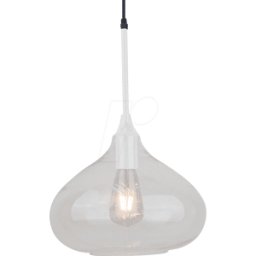 V-TAC VT-3884 - modern glass-sleek-white glass pendant Light D:280