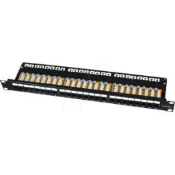 LOGILINK NP0133 - Panel de conexiones, 19'', 24 puertos, 1U