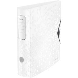 LEITZ 11060001 - Carpeta de calidad 180°, Active WOW, 80 mm, blanco