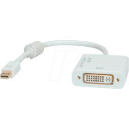 ROLINE 12033137 - Adaptador DisplayPort, Mini DP macho a DVI hembra