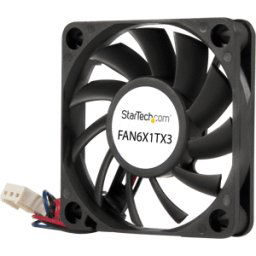 STARTECH.COM ST FAN6X1TX3 - Ventilador de chasis, ventilador MOLEX de 3 pines, 60 mm