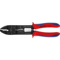 KNIPEX KN 97 22 240 - Crimpadora, 240 mm, terminales de cable aislados + conectores de