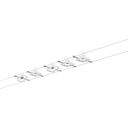 PAULMANN PLM 94134 - WireSystem Set MacII, blanco, 5 puntos, GU5.3