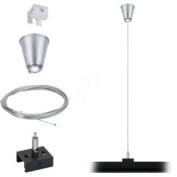 PAULMANN PLM 95585 - Suspensión de cable ProRail3, 3 m, negra