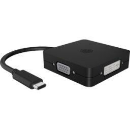 ICYBOX ICY IB-DK1104-C - ADAPTADOR USB C > DP+HDMI+DVI+VGA, 4K 60 HZ