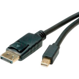 ROLINE 11045814 - Cable, Mini conector DP a DP 1,4, 8K 60Hz, HDR, 1 m..