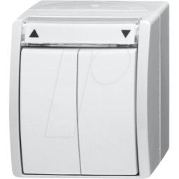 BUSCH-JAEGER BJ 2601-4 W-54 - Interruptor basculante de persiana, 1 polo