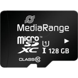 MR 945 - Tarjeta de memoria microSDXC de 128GB, MediaRange UHS-1 clase 10