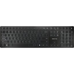 CHERRY JK-9100EU-2 - Teclado inalámbrico, Bluetooth, negro, EE.UU., QWERTY